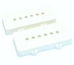 (2) WHITE PICKUP COVERS FOR VINTAGE/USA FENDER JAZZMASTER® PC-6400-025