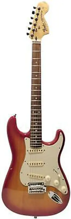 FENDER AMERICAN STANDARD 2010 STRATOCASTER CHERRY SUNBURST SSS ELECTRIC GUITAR