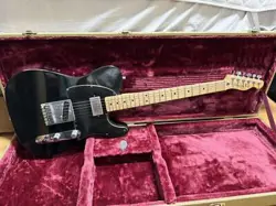 ELECTRIC GUITAR FENDER ROAD WORN PLAYER TELECASTER BLACK 2010 MADE IN MEXICO