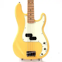 USED 2022 FENDER MEXICO PLAYER PRECISION BASS MN BCR ELECTRIC BASS W/GB