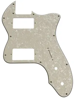 4 PLY IVORY WHITE PEARL FOR FENDER TELECASTER 72 THINLINE PAF GUITAR PICKGUARD