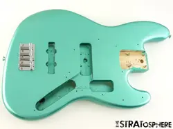 FENDER SQUIER AFFINITY ACTIVE JAZZ J BASS BODY & HARDWARE MYSTIC SEA FOAM GREEN