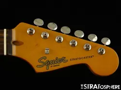 FENDER SQUIER CLASSIC VIBE 60S STRATOCASTER STRAT NECK W/ TUNERS, PARTS LAUREL