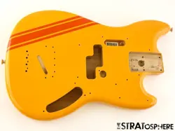 FENDER VINTERA II 70S COMPETITION MUSTANG BASS BODY, BASS ALDER ORANGE