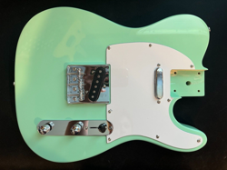 ALDER LOADED SEA FOAM GREEN ELECTRIC GUITAR BODY FITS FENDER CUSTOM SHOP STRAT