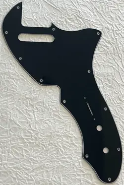NEW GREAT-FOR FENDER 69 WITHOUT PICKUP MOUNTING HOLES GUITAR PICKGUARD BLACK