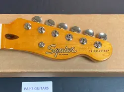 NEW FENDER SQUIER CLASSIC VIBE 50S TELECASTER NECK W/ TUNING PEGS