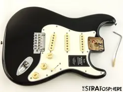 ALDER STRAT BLACK.