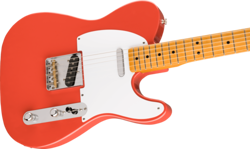 FENDER VINTERA '50S TELECASTER, MAPLE FB, FIESTA RED