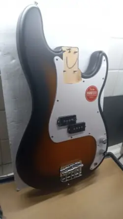 2024 FENDER SQUIER PRECISION BASS GUITAR BODY SUNBURST LOADED WITH PICKUPS