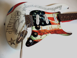 FENDER STRATOCASTER TRUMP MAKE AMERICA ROCK AGAIN ONE OF A KIND PRE ORDER GUITAR