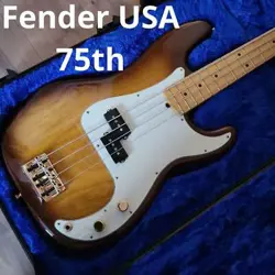 FENDER USA 75TH PRECISION BASS BEAUTY SAFE PACKING!