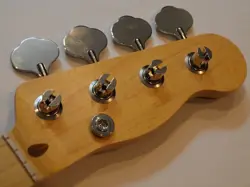 ALL PARTS MAPLE NECK FOR VINTAGE FENDER TELE/PRECISION BASS TBMO/TUNERS
