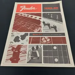 1965-66 FENDER CATALOG