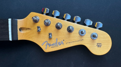 NEW MAPLE/ROSEWOOD ELECTRIC GUITAR NECK W/TUNERS FITS FENDER CUSTOM SHOP STRAT