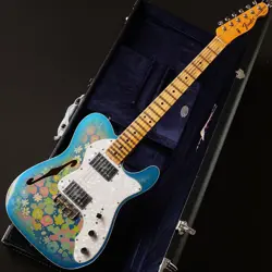 2023 FENDER CUSTOM SHOP LTD 1972 TELECASTER THINLINE CUSTOM BLUE FLORAL RELIC