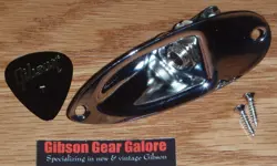 FENDER STRATOCASTER MALMSTEEN JACKPLATE OUTPUT CHROME GUITAR PARTS PROJECT STRAT