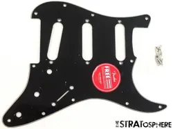 FENDER SQUIER AFFINITY SERIES STRAT PICKGUARD BLACK STRATOCASTER