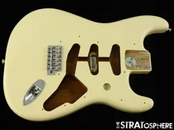 FENDER ALBERT HAMMOND JR 70S RI STRATOCASTER STRAT BODY   HARDWARE OLYMPIC WHITE