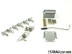 FENDER SQUIER AFFINITY SERIES STRAT HARDWARE SET TREMOLO TUNERS STRATOCASTER.