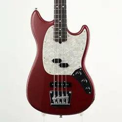 FENDER USA AMERICAN PERFORMER MUSTANG BASS AUBERGINE USED 2023 W/SOFT CASE