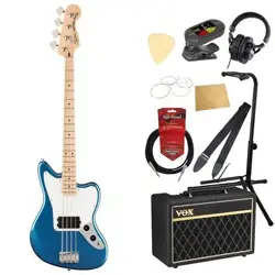 SQUIER BY FENDER AFFINITY SERIES JAGUAR BASS H LPB ELECTRIC BASS BEGINNER SET