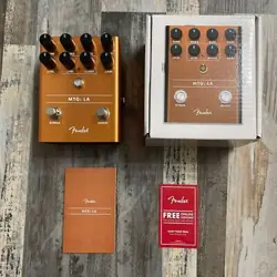 FENDER MTG LA TUBE DISTORTION EFFECTOR USED