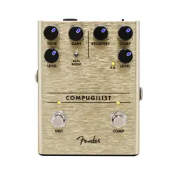 FENDER COMPUGILIST COMPRESSOR/DISTORTION GUITAR EFFECTS PEDAL