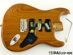 FENDER AMERICAN PROFESSIONAL II STRATOCASTER BODY  HARDWARE STRAT ROASTED PINE