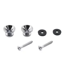 METAL GUITAR STRAP BUTTONS END PINS FOR FENDER STYLE ACOUSTIC CLASSICAL ELECT...