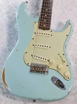 FENDER CUSTOM SHOP 1960 STRATOCASTER RELIC DAPHNE BLUE FLAMEMAPLE #GG4H4
