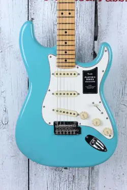 FENDER PLAYER II STRATOCASTER ELECTRIC GUITAR AQUATONE BLUE FINISH