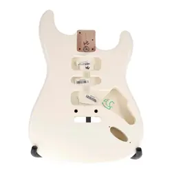 FENDER AMERICAN JEFF BECK STRATOCASTER BODY ALDER OLYMPIC WHITE FINISH