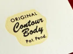 1961 1962 FENDER STRATOCASTER SPAGHETTI 2 PATENT NUMBER WATERSLIDE DECAL STRAT