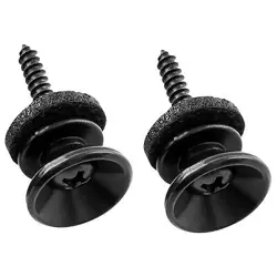 PRO METAL STRAP BUTTONS END PINS FOR FENDER STYLE ELECTRIC ACOUSTIC GUITAR BA...
