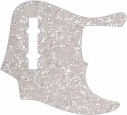 WD CUSTOM PICKGUARD FOR FENDER AMERICAN ELITE 5 STRING JAZZ BASS V #28 WHITE ...