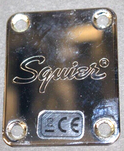 SQUIER BY FENDER SQUIER TELECASTER TELE GUITAR NECK PLATE  #R3795