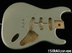 FENDER ROBERT CRAY STRAT HARDTAIL BODY, GUITAR PARTS INCA SILVER