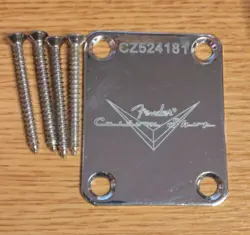 FENDER CUSTOM SHOP / FENDER CORONA GUITAR NECK PLATES FOR STRATOCASTER