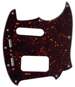 4 PLY BROWN TORTOISE FOR FENDER KURT COBAIN JAG-STANG STYLE GUITAR PICKGUARD