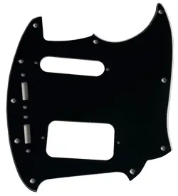 3 PLY BLACK FOR FENDER KURT COBAIN JAG-STANG STYLE GUITAR PICKGUARD
