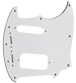 3 PLY WHITE FOR FENDER KURT COBAIN JAG-STANG STYLE GUITAR PICKGUARD