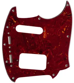4 PLY RED TORTOISE FOR FENDER KURT COBAIN JAG-STANG STYLE GUITAR PICKGUARD