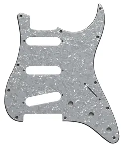 WHITE FOR FENDER JIMI HENDRIX START BRIDGE REVERSED 11 HOLE GUITAR PICKGUARD