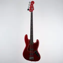 FENDER HYBRID II JAZZ BASS MODENA RED USED ELECTRIC BASS