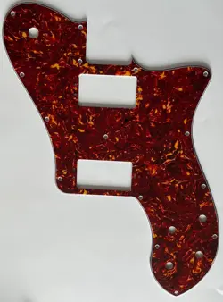 FOR FIT FENDER PROFESSIONAL TELE DELUXE SHAWBUCKER GUITAR PICKGUARD RED TORTOISE