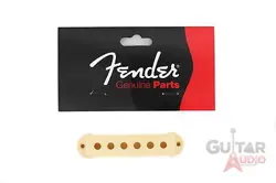 GENUINE FENDER JAGUAR GUITAR PICKUP COVER - AGED WHITE - 005-4492-049