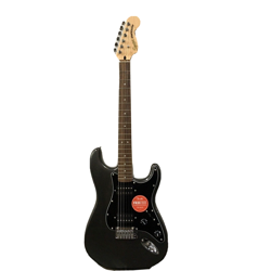 SQUIER FENDER AFFINITY SERIES STRATOCASTER HH ELECTRIC GUITAR, CHARCOAL FROST