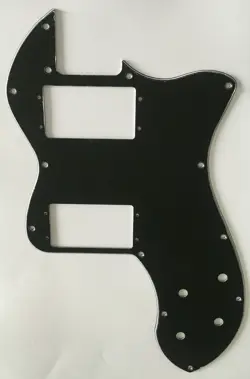 FOR FENDER TELE CLASSIC PLAYER THINLINE GUITAR PICKGUARD, 3 PLY BLACK