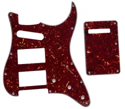 RED FOR FENDER STANDARD STRAT HHS STRATOCASTER BACKPLATE GUITAR PICKGUARD